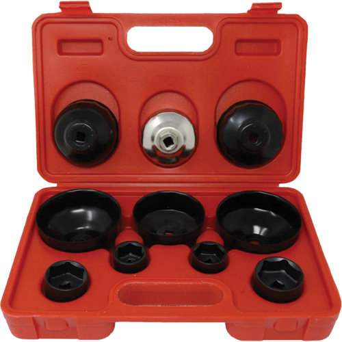 10 Pc. Oil Filter Wrench Kit Cam Industrial