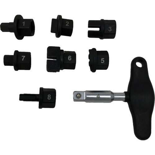 8 Pc. Oil Drain Plug Kit Cam Industrial