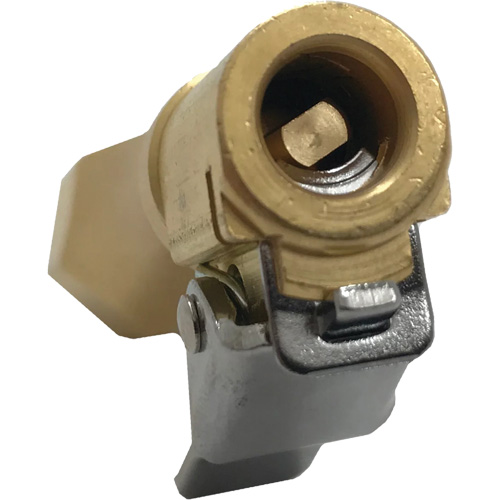 Embout de gonflage droit &agrave; connexion verrouillable – d&eacute;bit ferm&eacute; Cam Industrial