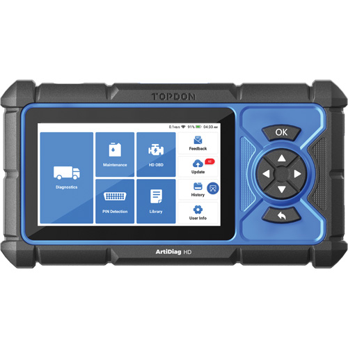 ArtiDiag HD 5" Heavy-Duty Scan Tool with Service Functions Cam Industrial
