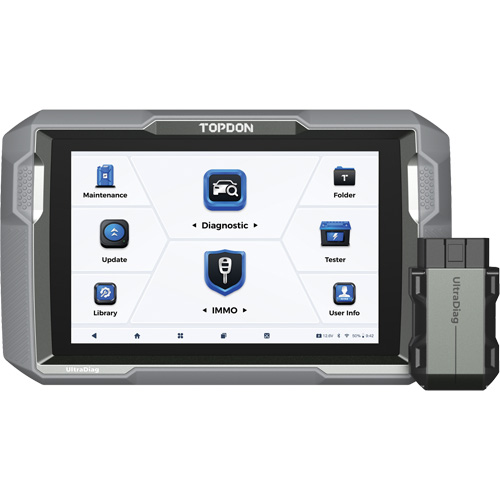 UltraDiag 8" Scan Tool & Key Programming with Bi-Directional Controls Cam Industrial