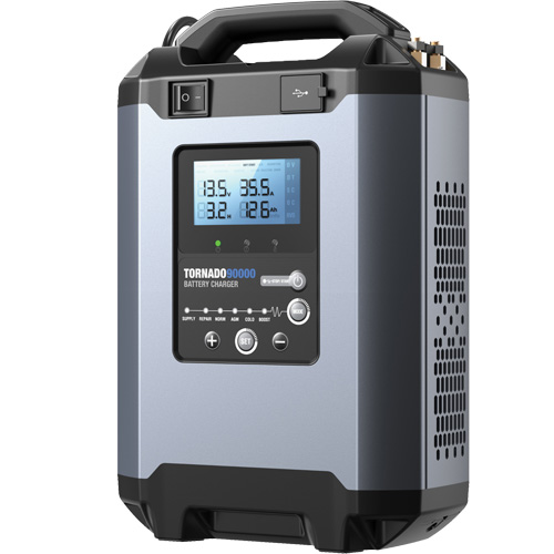 Alimentation stable 90 A et chargeur intelligent 12 V/24 V Tornado90000 Cam Industrial