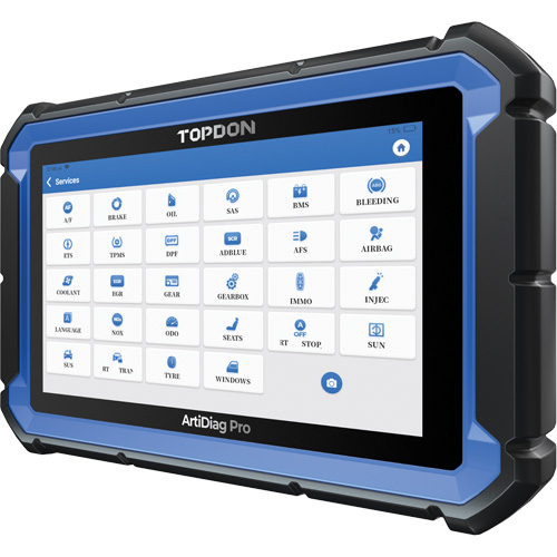 Outil de diagnostic ArtiDiag Pro 7" avec fonctions de service et commandes bidirectionnelles Cam Industrial