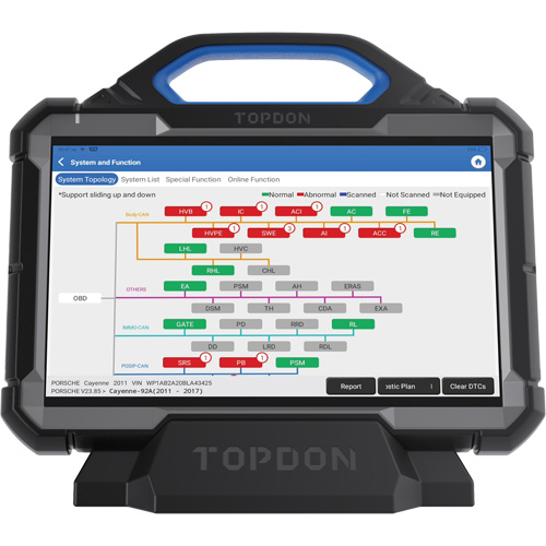 Outil de diagnostic de niveau OE Phoenix Max Basic de 13,3", station daccueil et programmation infonuagique Cam Industrial