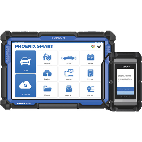 Phoenix Smart 10.1" OE-Level Scan Tool, Cloud-Based Programming & Advanced Protocols Cam Industrial