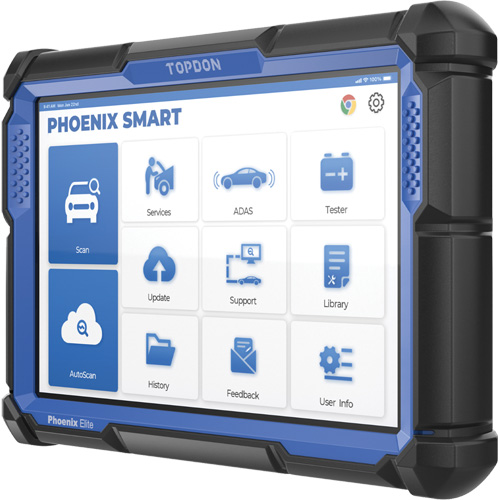 Phoenix Smart 10.1" OE-Level Scan Tool, Cloud-Based Programming & Advanced Protocols Cam Industrial