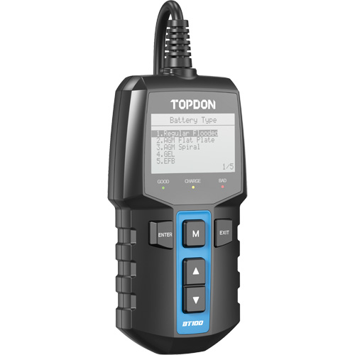 Testeur de batterie 12?V et de syst&egrave;mes BT100 Cam Industrial