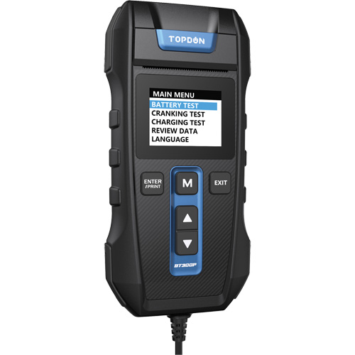 BT300P Battery, Charging & Cranking System Tester with Printer Cam Industrial