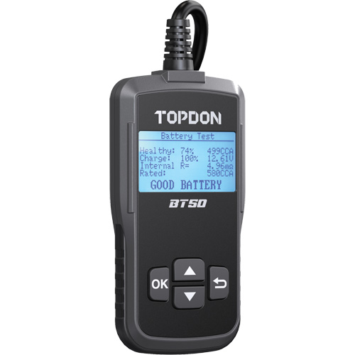 BT50 Battery, Charging & Cranking System Tester Cam Industrial