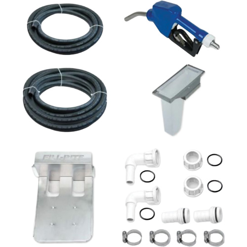 Pompe de transfert de fluide d'&eacute;chappement diesel (DEF) 115 V CA avec support pour cuve GRV et pistolet Cam Industrial