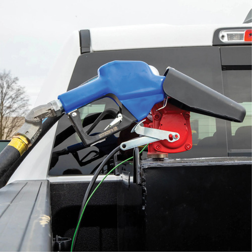 Blue Cold Weather Automatic Diesel Spout Nozzle Cam Industrial