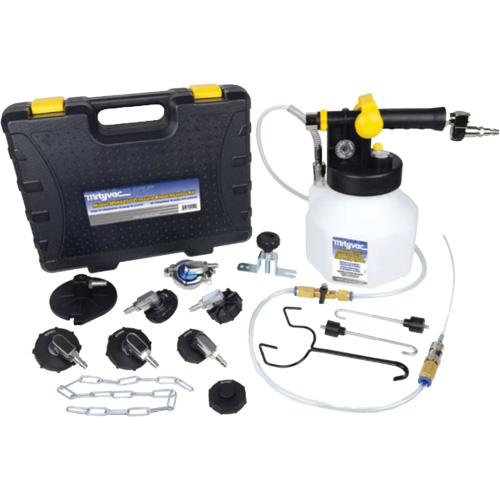 Pressure Brake Bleeder Kit with 7 Adapters Cam Industrial