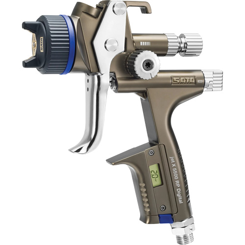 X5500 RP 1.3 O RPS D DIGI psi Premium Paint Spray Gun for Automotive Refinishing, 1/4" NPT Air Inlet, 10.24 CFM, 0.6 L/0.9 L Capacity, 0.17 PSI Cam Industrial