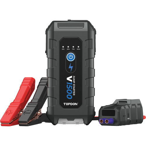 V1500 Jump Starter, Booster, Power Bank & Flashlight Cam Industrial