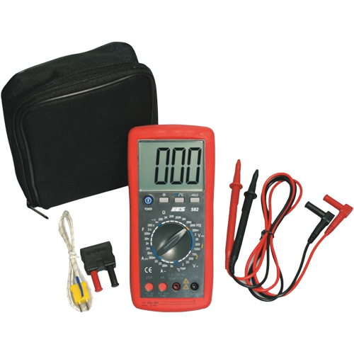 Deluxe Digital Multimeter with Amp Shutters Cam Industrial