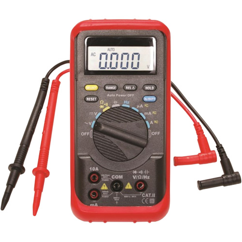 Auto-Ranging Digital Multimeter with Holster Cam Industrial