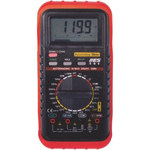 Deluxe Automotive Meter with RPM & Temperature Cam Industrial