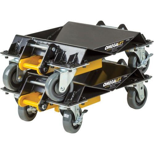 2000 lbs. Heavy-Duty 3-in-1 Car Dolly Set Cam Industrial