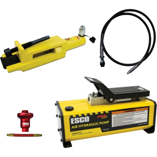 Giant Tire/Earthmover Bead Breaker Kit with 1/2 Gallon Hydraulic Pump Cam Industrial
