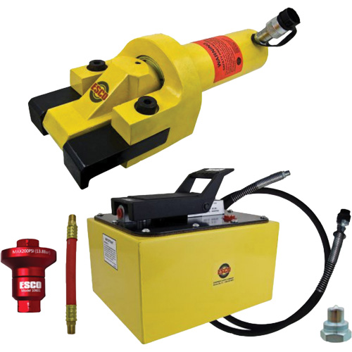 Giant Tire Bead Breaker Kit with 2 Gallon Hydraulic Pump Cam Industrial