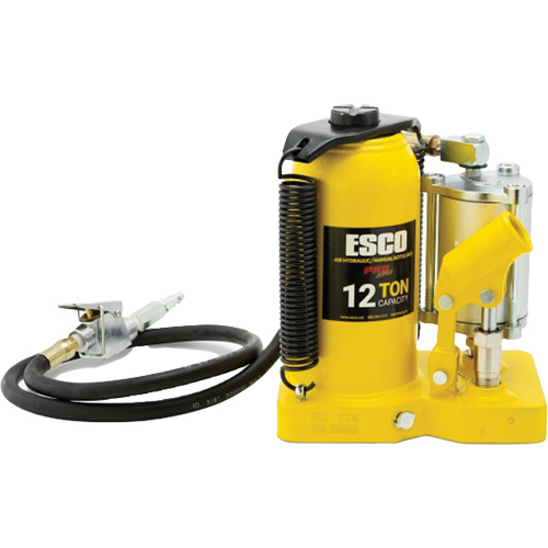 Cric-bouteille de s&eacute;rie Pro, 12 tonne(s), Air comprim&eacute;/hydraulique, 18-1/2" Hauteur &eacute;lev&eacute;e Cam Industrial