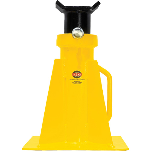 Support de v&eacute;rin &agrave; goupille, Tige verrouillable, Capacit&eacute; de 25 tonnes, 15-3/4" - 26-3/4" h Cam Industrial