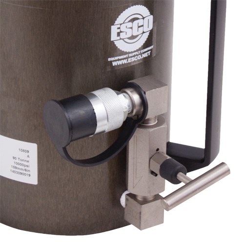 Cric de s&eacute;curit&eacute;, Col verrouillable, Capacit&eacute; de 100 tonnes, 13-37/100" - 19-3/5" h Cam Industrial