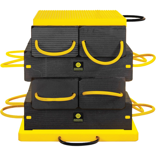 10-Piece CribLok Composite Cribbing System Kit Cam Industrial