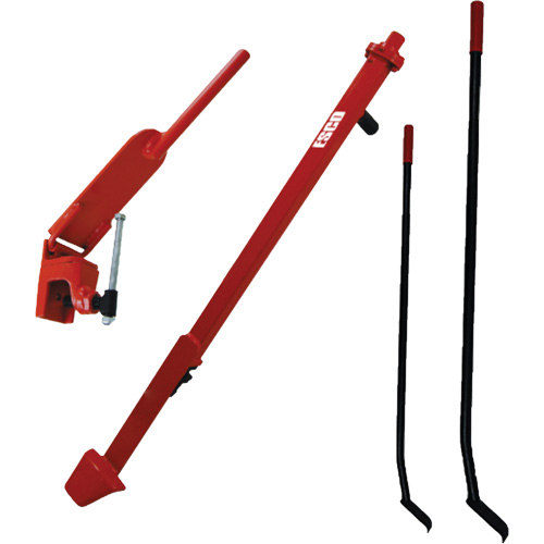 Ensemble pour pneus agricoles/robustes avec outil de d&eacute;montage universel Cam Industrial