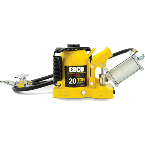 Cric bouteille de s&eacute;rie Pro "Shorty", 20 tonne(s), Air comprim&eacute;/hydraulique, 12-5/8" Hauteur &eacute;lev&eacute;e Cam Industrial