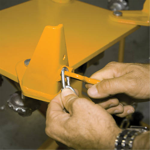 Yellow Jackit Transmission Jack, 2.2 Ton(s) Lifting Capacity Cam Industrial