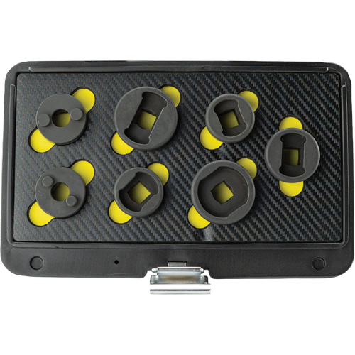 Threaded Leaf Spring Shackle Pin Remover & Installation Master Set, 7 Pieces, 1/2" Drive Size Cam Industrial