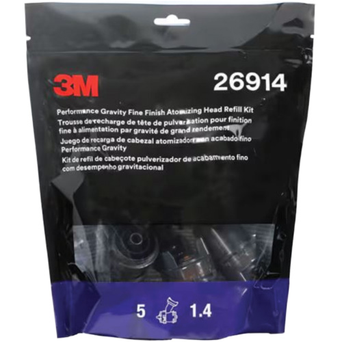 Performance Gravity Fine Finish Atomizing Head - Orange Cam Industrial
