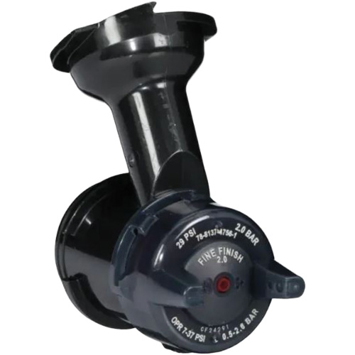 Performance Gravity Fine Finish Atomizing Head - Red Cam Industrial