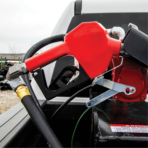 Pistolet de distribution automatique rouge pour essence Cam Industrial