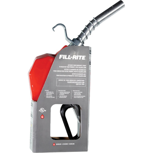 Pistolet de distribution automatique rouge pour essence Cam Industrial