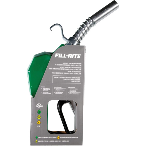 Pistolet de distribution automatique vert pour essence Cam Industrial
