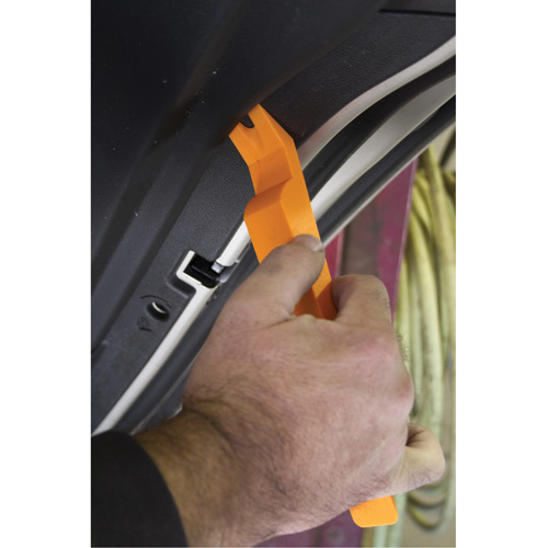 Jeu d'assortiment de 5 cales en nylon orange fluo Cam Industrial