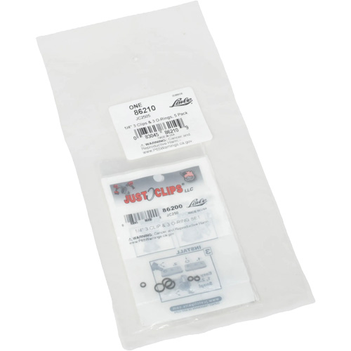 1/4" Clips & O-Rings Set - Bulk Cam Industrial