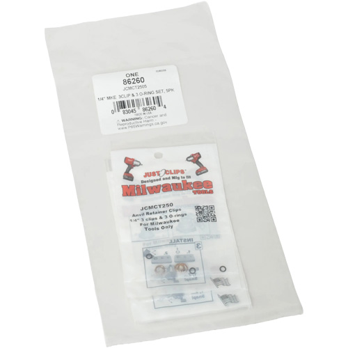 1/4" Clips & O-Rings Set for Milwaukee - Bulk Cam Industrial