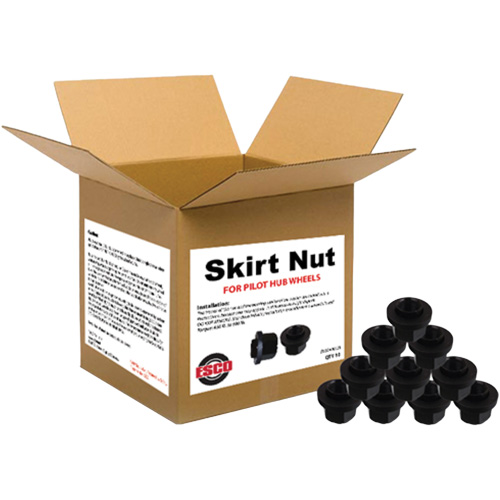 10-Piece Graphite-Coated Skirt Nuts for Pilot Hub Wheels Cam Industrial