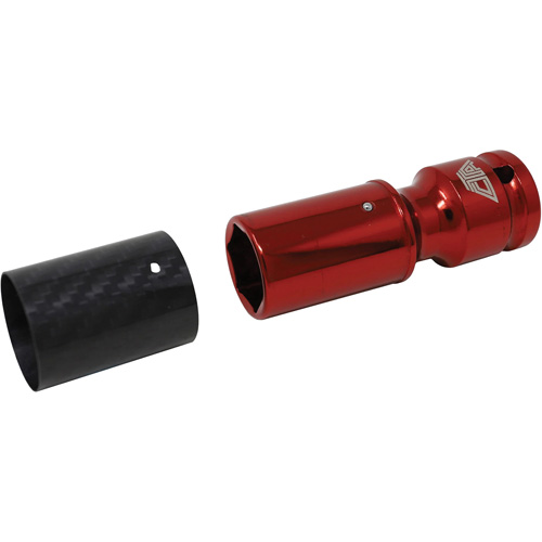 Metric Lug Socket with Carbon Fiber Sleeve Cam Industrial