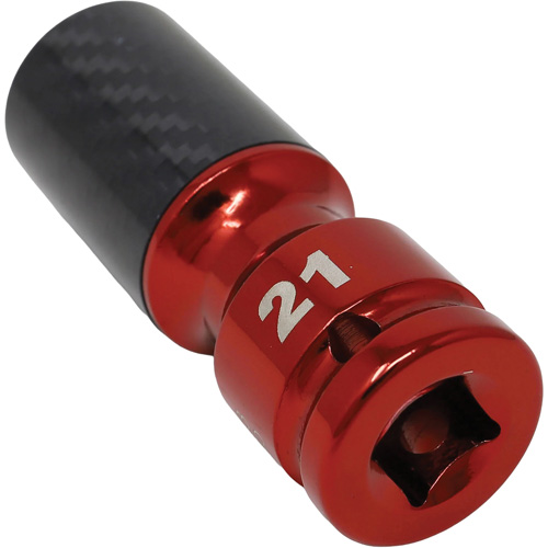 Metric Lug Socket with Carbon Fiber Sleeve Cam Industrial