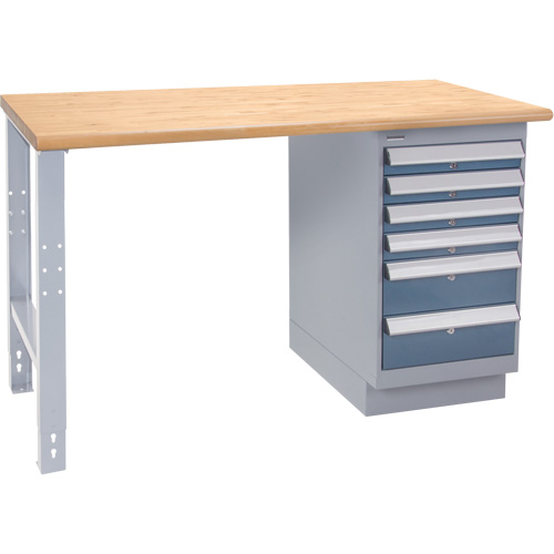 Industrial-Duty Workbench, 1000 lbs Cap., 60" W x 36" D, 34" H Cam Industrial