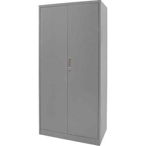 Combination Storage Cabinet, 36" W x 18" D x 72" H, Grey Cam Industrial