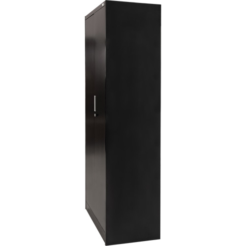 Hi-Boy Storage Cabinet, Steel, 4 Shelves, 72" H x 36" W x 18" D, Black Cam Industrial