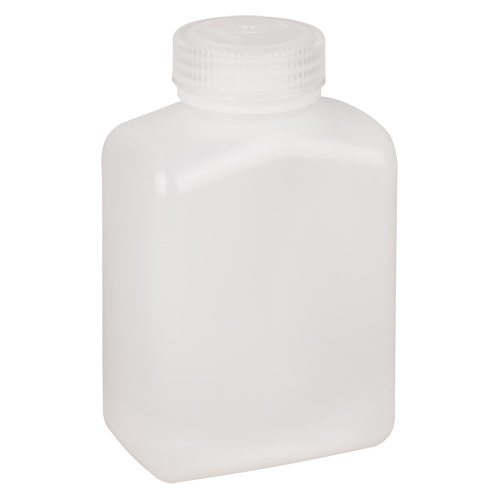 Bouteilles peu encombrantes &agrave; prise facile, Rectangulaire, 16 oz, Plastique Cam Industrial