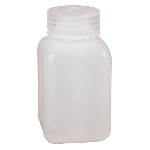 Bouteilles peu encombrantes &agrave; prise facile, Carr&eacute;e, 8 oz, Plastique Cam Industrial