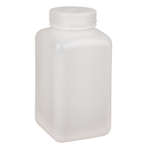 Bouteilles peu encombrantes &agrave; prise facile, Carr&eacute;e, 32 oz, Plastique Cam Industrial