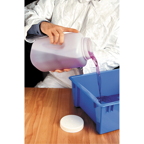 Bouteilles, Ronde, 128 fl. oz., Plastique Cam Industrial